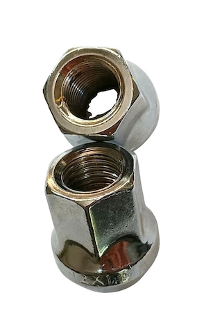 Somun Takımı Krom Kaplı M12x1.5 Aa 19 H 27 Açık Kafa, 20 Adet