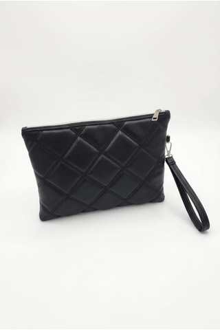 Estrella Paris Lavita Portföy & Clutch Çanta Çıkarılabilir Bileklik Askılı Siyah 25 X 19 Cm