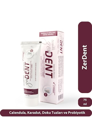 ZerDent Doku Tuzu İçeren Diş Macunu 75 ML ZerDent Doku Tuzu İçeren Diş Macunu 75 ML