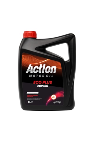 Action Çok Dereceli Eco Plus 20W-50 Motor Yağı 4 L Action Çok Dereceli Eco Plus 20W-50 Motor Yağı 4 L