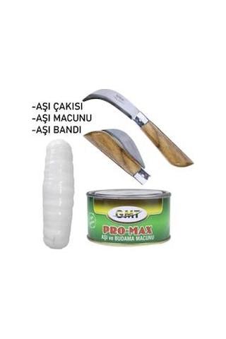 Aşı Seti 3 Lü Aşı Bıçağı Aşı Bağı Aşı Macunu