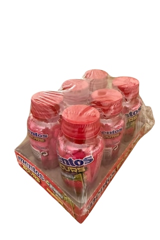 Mentos Sours C Vitaminli Çilek Sakız 49 G 6 Adet
