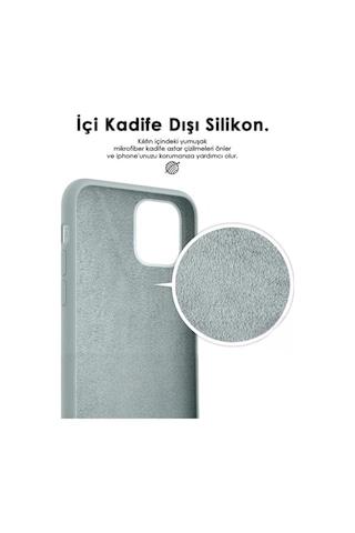Apple Uyumlu iPhone 17 Pro Max Soft Touch Lansman Silikon Kılıf Mint Yeşil Mint Yeşili