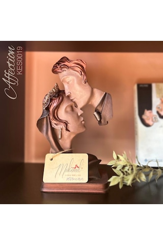 Aşkın Öpücüğü Figür Dekoratif Obje Ve Biblo Masa Dekorasyon Sa...