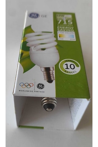 12w Tasarruflu Spiral Ampul - E14 İnce Duy Sarı Işık
