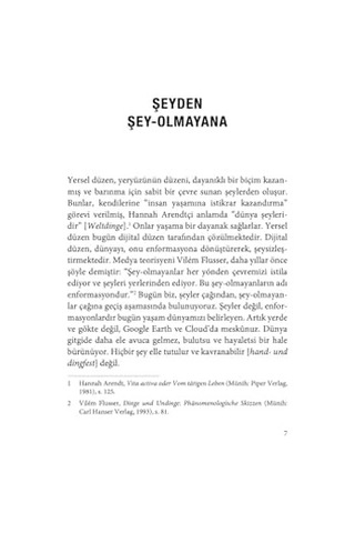 Şey Olmayanlar - Gündelik Hayatın Altüst Oluşu