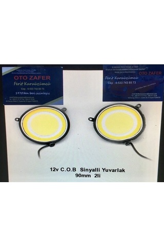 Br3056347 Carub Gündüz Sis Lamba 12v C.o.b Sinyalli Yuv 90mm 2li