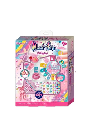 100 Parça Tırnak Süsleme Seti Tokidas Nail Art Çocuk Oje Çıkartma Sticker 5 Yaşüzeri Kızlara Özel Ek