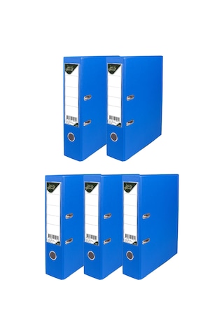 Gen-of Plastik Klasör Geniş Mavi 5 'Li