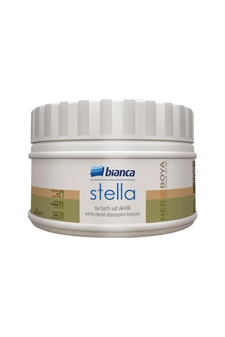 Bianca Stella Su Bazlı Saf Akrilik Boya Bakır 0.25 Kg