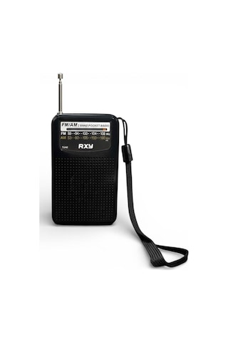 Roxy Rxy-bariton Cep Tipi Mini Pilli Analog Radyo - Siyah