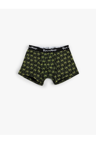 Koton Rick And Morty Lisanslı Pamuklu 3'lü Boxer Seti Siyah 5slm90043mk Siyah