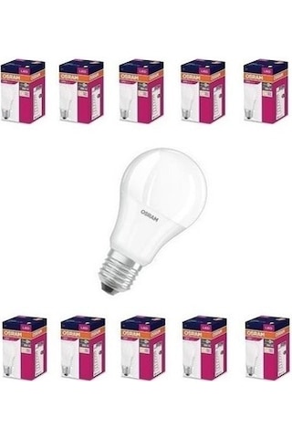 Osram 8,5 Wat E-27 Beyaz Işık Enerji Tasarruflu LED Ampul 10 Adet