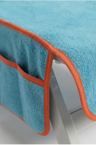Alia Şezlong Havlusu %100 Pamuk 76x216- Mavi Mavi