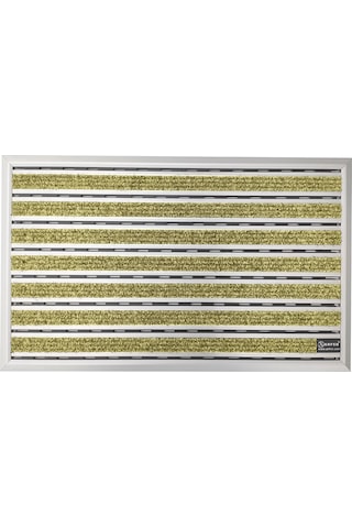 Halı Üst Yüzeyli Alüminyum Ince Seri Deve Tüyü Renk Paspas 60X90