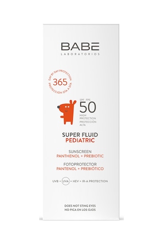 Babe Super Fluid Pediatric SPF50+ Sunscreen 50 ML - Bebek ve Çocuklar İçin Nemendiricili Yüz Güneş Kremi