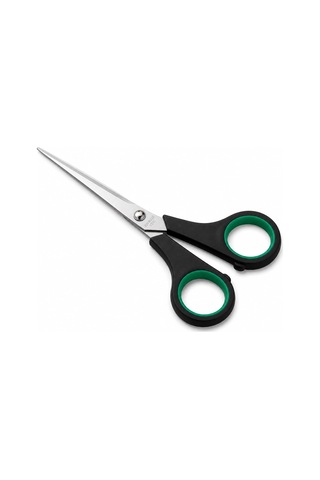 Lexroo Paslanmaz Çelik Makas 16 Cm, Ergonomik Kaymaz Saplı Ev Tipi Çok Amaçlı Makas, Kumaş Makası