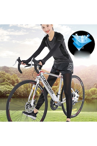 Butu 1 Çift Nefes Alabilir Yaz Spor Bacak Güneş Koruması Kaymaz Diz Kollu Kapakları