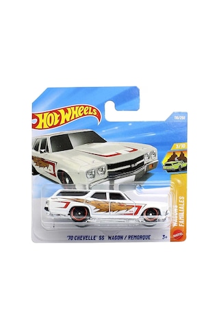 Hot Wheels '70 Chevelle Ss Wagon - Wagons Familiales Özel Seri Metal Oyuncak Araba Çok Renkli