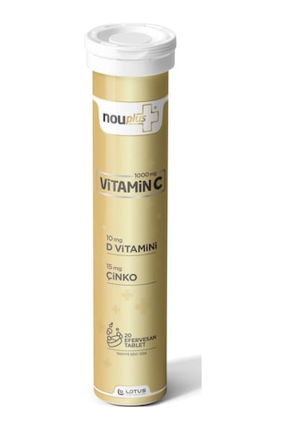Nouplus C Vitamini 20 Efervesan Tablet