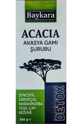 Baykara Acacia Akasya Gamı Şurubu 350 Gr Detox Şurubu