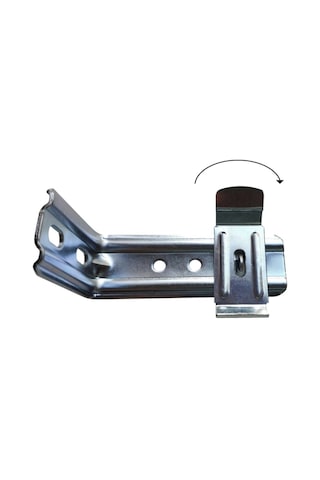 5 Adet Zebra Ve Stor Perde Duvar Montaj Aparatı L Ayak 14 Cm