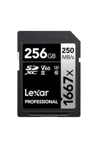 Professıonal 256 Gb 1667x Sdxc Hafıza Kartı 250mb/s-90mb/s