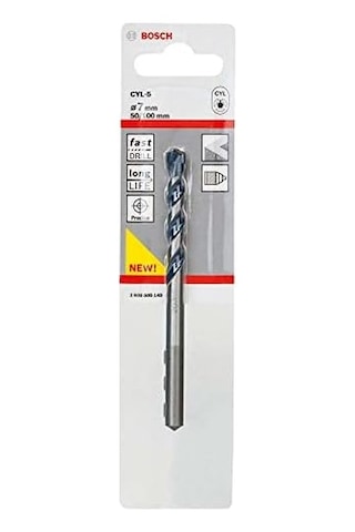 Professional Accessories Cyl-5 Serısı, Blue Granıte Turbo Beton Matkap Ucu, 7 100 Mm