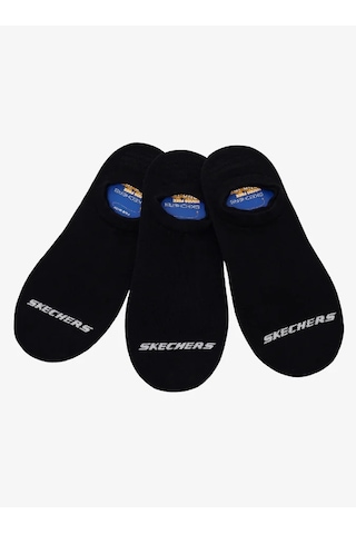 Skechers S2520314-3817 3'lü Paket Essential Bileksiz Çorap Siyah