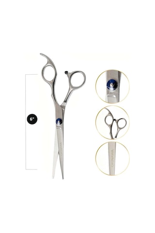 Okinawa Profesyonel Berber Kuaför Saç Kesim Makası 6" No 17