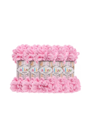 Alize Puffy İplik Puffy 185 - 5 Adet Peluş 186562697