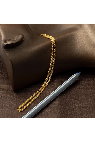 Burma Halat 14 Ayar Altın Zincir - 65 cm 14HL652