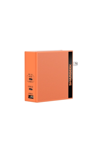 Sharge S140 - 140W PD3.1 GaN Hızlı Şarj Cihazı - Turuncu