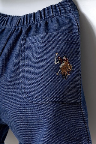 U.S. Polo Assn. Erkek Bebek 2 Li Şort T-şhirt Takım Beyaz-2260 beyaz