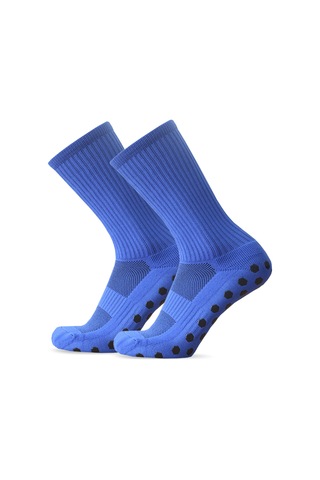 Konesam Antrenman Futbol Çorabı - Antrenman Ve Oyun İçin, Konforlu, Nemi Emici, Kayma Engellli Tabanlı, Mavi, 1 Çift Mavi