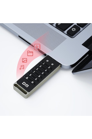 DM FD063 Şifreli USB 3.0 64GB Flash Bellek