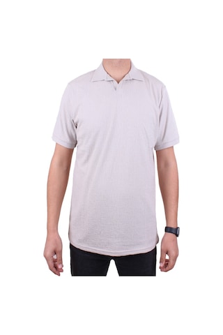 Twister Jeans Twister 2288 Gri Günlük Kısa Kol Normal Kesim Pamuklu Polo Yaka Erkek Tişört Gri