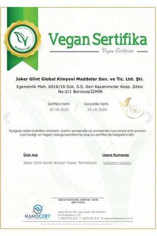 Joker Gold %100 Bitkisel Çok Amaçlı Çocuk&bebek Ürünleri Temizleyici 1 Lt