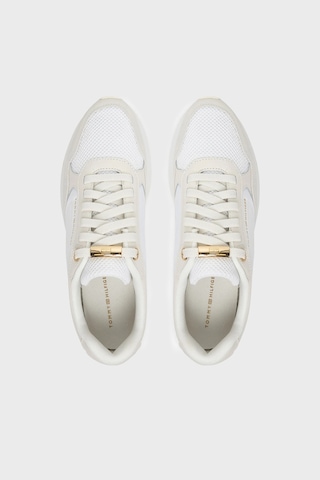Tommy Hilfiger Logolu Deri Sneaker Ayakkabı Bayan Ayakkabı Fw0fw09465 Ybs Beyaz
