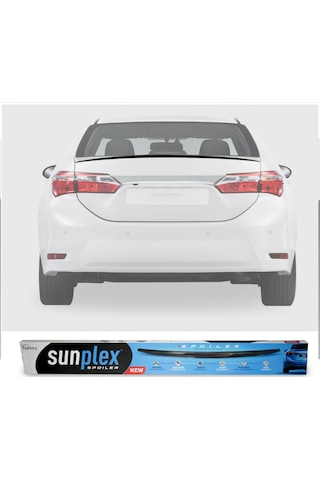 Toyota Corolla Uyumlu Spoiler Bagaj Üstü Sunplex Piano Black 2013-2017 N11.4301