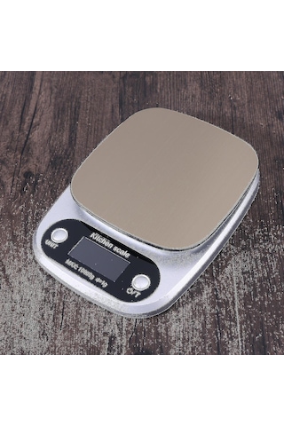 Shineyee Mutfak Dijital Terazi 10kg/1g Hassas Ölçüm, Çelik Platform, Lcd Ekran, Akıllı Gıda Tartım Aleti Aaa Pil Dahil Çok Renkli