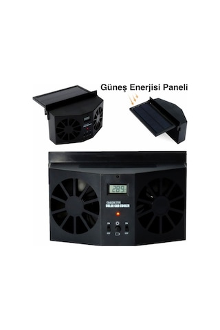 Novahub Ally R-8032 Güneşli Çift Fanlı Solar Oto Araç Havalandırm