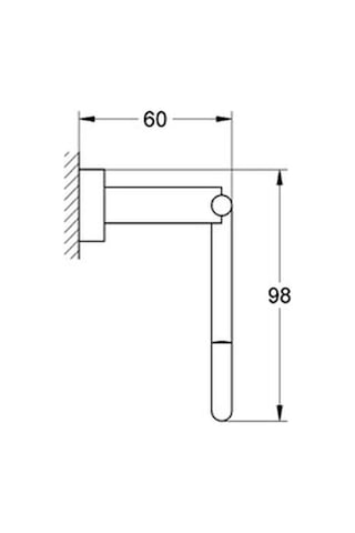 Grohe Eurocube Tuvalet Kağıtlığı - 40507001