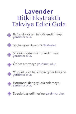 Ae Lavender Bitki Ekstraktlı Takviye Edici Gıda