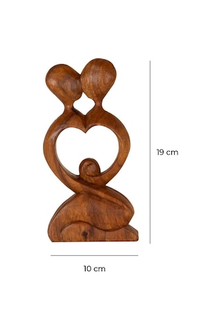 Ev & Ofis Dekoru Hediyelik Ağaç Oyma 19 Cm X 10 Cm-56