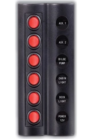 6'Lı Switch Panel Sigortalı