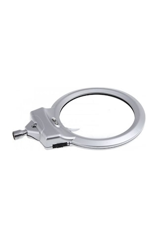 Nikula-2.5x90 Mm 5x24 Mm Büyüteç, Mandallı Metal Hortumlu Masa üstü Büyüteç
