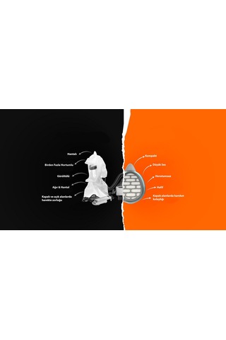 Yarım Yüz Motorlu Hava Solunum Koruyucu Maskesi L Beden