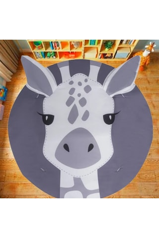 Jusso Bigger Play Mat Oyun Halısı ve Oyun Matı Zürafa 115 115 CM