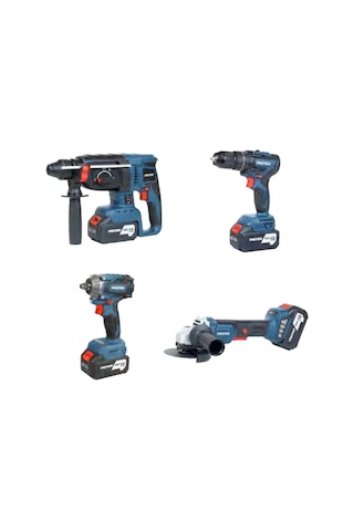 Proter PST 914 Quatro Şarjlı 4'lü Set